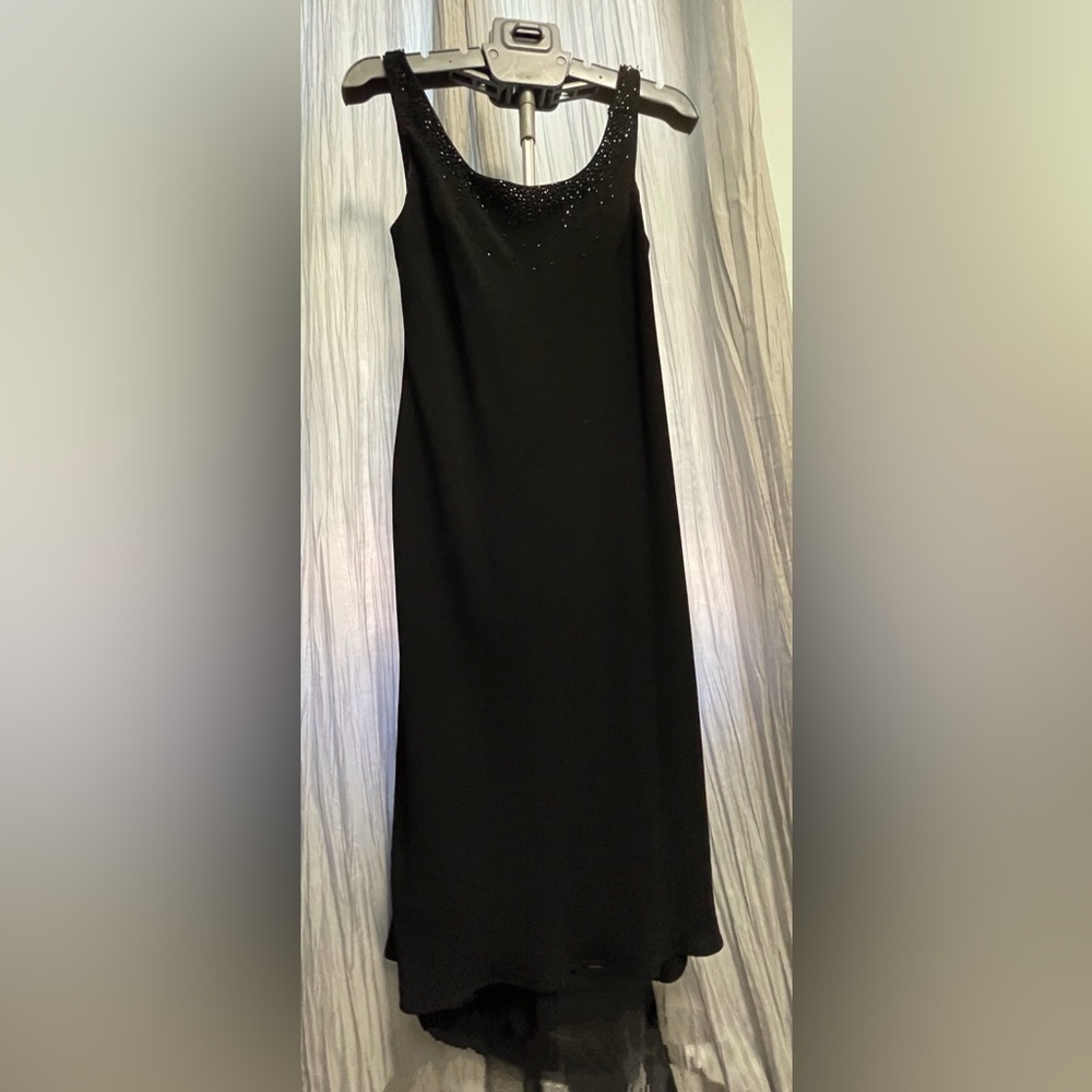 Little Black Dress with a Little Black Bling.